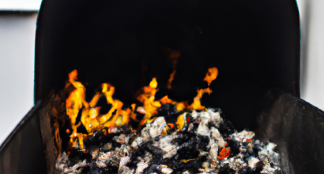 ¿El uso de carbón inflamable aumenta el riesgo de incendio en la barbacoa?